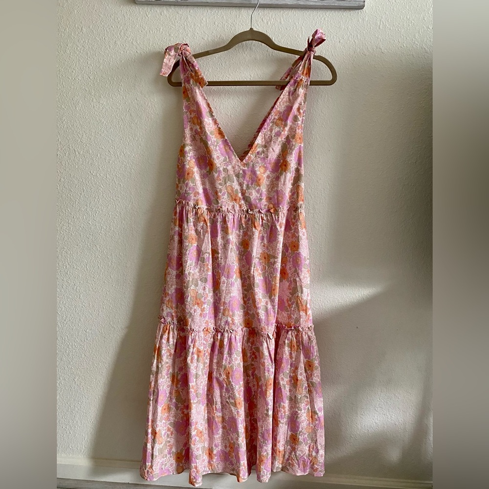 Petal & Pup Size 4 Floral Midi Dress